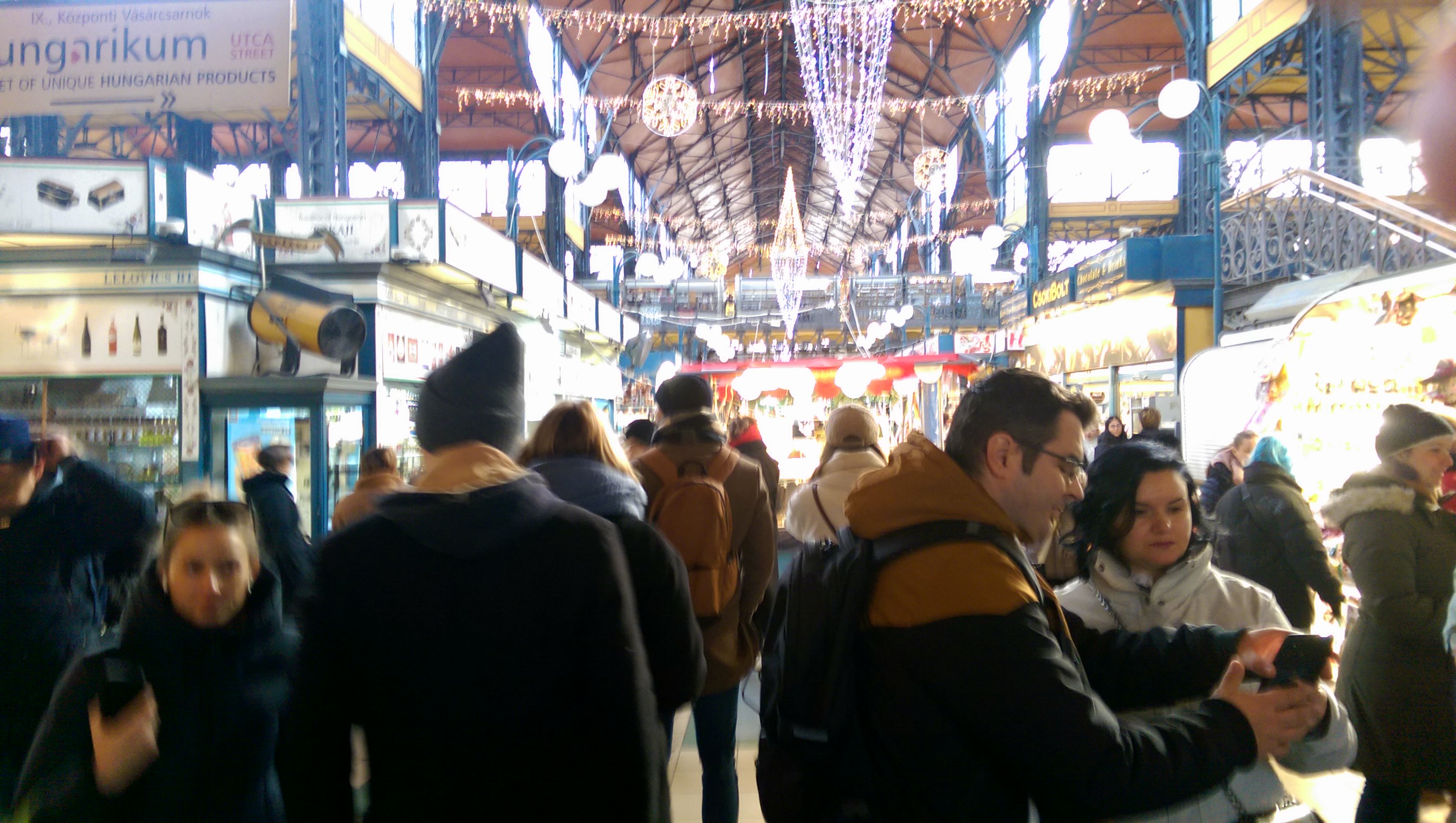 Die Markthalle in Budapest